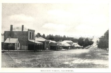 Postcard (Item), Postcard Mollison St Malmsbury C1912 Semco Series, Malmsbury c1912
