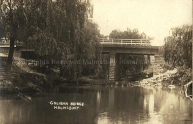 Postcard (Item), "Postcard Of Coliban Bridge At Malmsbury, Kodak Postcard", Malmsbury c1912