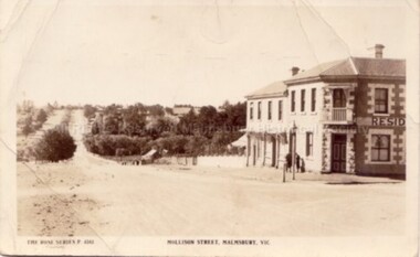 Postcard (Item), "Postcard Of The Mansions Malmsbury C1925, Rose P4161", Malmsbury c1923
