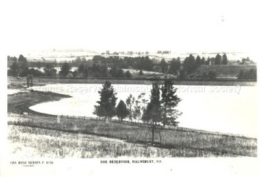 Postcard (Item), Postcard Of The Reservoir Malmsbury Rose Series P4156, Malmsbury c1923