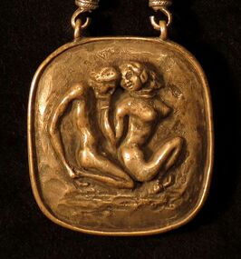 Pendant Necklace, Untitled (Two Lovers)