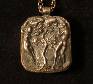Pendant Necklace, Adam and Eve