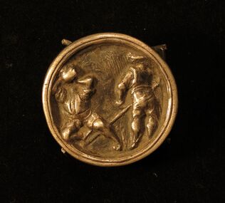 Silver Belt Buckle, After Brugel