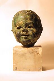 Bronze Sculpture/Marble Base, Boy