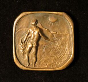 Bronze Plaque, Untitled (Sower)