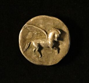Silver Plaque, Untitled (Pegasus)