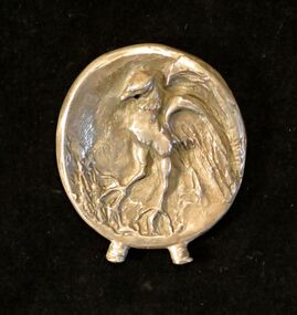 Silver Medallion, Untitled (Eagle)