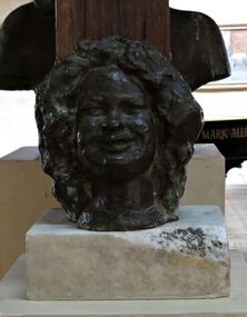 Bronze Sculpture, Untitled (Head of a Woman)