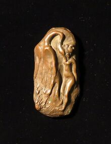 Bronze Plaque, Leda and the Swan