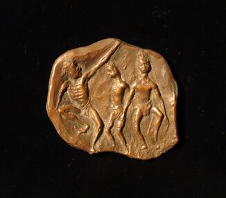 Bronze Plaque, Untitled (Indigenous Dancers)