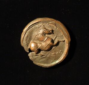 Bronze Medallion, Untitled (Stallion)
