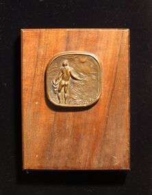 Bronze Medallion/ Plaque, Untitled (Sower)