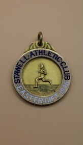Medal - Gold medal, Stawell Athletic Club Easter Gift medal, 1946, c1946 Jeweller’s mark: W & D