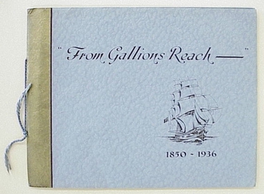 Book, From Galleons Reach 1850-1936