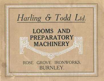 Book, Looms and Preparatory Machinery