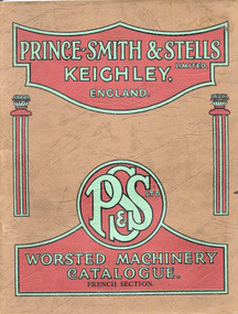 Book, Worsted Machinery Catalogue