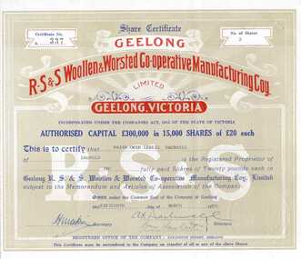 Share Certificate