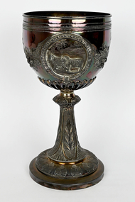 Award - Southern Tasmanian Agricultural & Pastoral Society Trophy, Edward Fisher, 1875