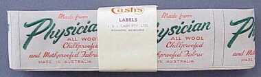 Textile - Physician Blanket Labels, J. & J. Cash Pty. Ltd
