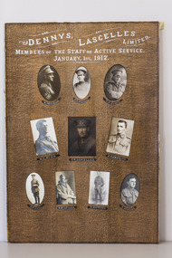 Photograph, Dennys Lascelles Limited; Members of the Staff on Active Service, January 1st 1917