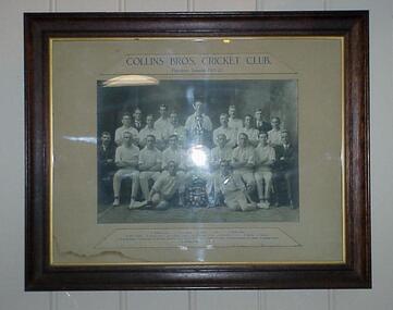 Photograph, Collins Bros Cricket Club Premiers Season 1921-22