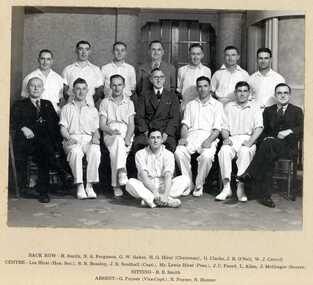 Photograph, Excelsior Mills Cricket Club, Premiers 1939-40