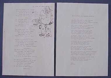 Poetry, "Recollections of a Retiring Secretary" and "Laird of Uran pungee"