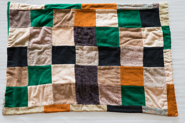Textile - Quilt, Child's Coverlet, Mrs Rene Elizabeth Densham, 1953