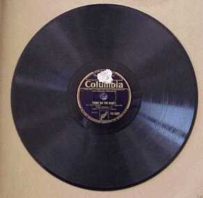 Record, Gramophone, Home on the range / Let's spend the evening at home
