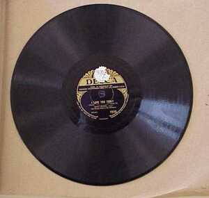 Record, Gramophone, I love you truly / Just a wearyin' for you