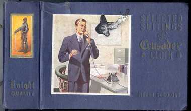 Sample Book, "Selected Suitings of Crusader Cloth" sample book