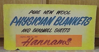 Sign - Shop Sign, Hannams