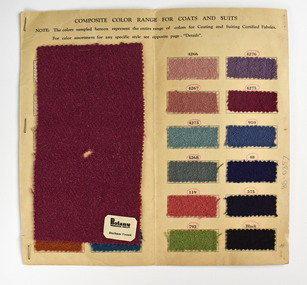 Book, Cloth sample