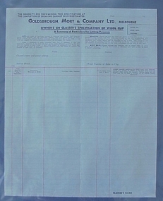 Sheet, Specification