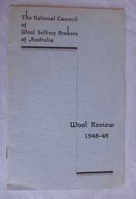 Journal, Wool review 1948-1949