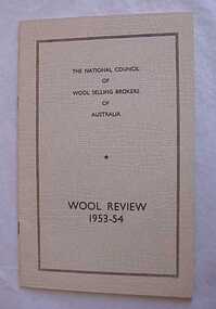 Journal, Wool review 1953-1954