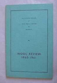 Journal, Wool review 1960-1961