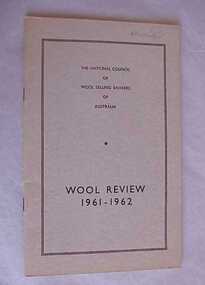 Journal, Wool review 1961-1962