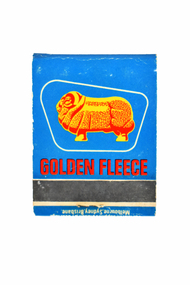 Souvenir - Golden Fleece Matchbook, Hanna Matches, 1960s