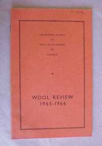 Journal, Wool review 1965-1966