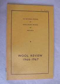 Journal, Wool review 1966-1967