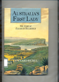 Book, Australia's First Lady: the story of Elizabeth Macarthur