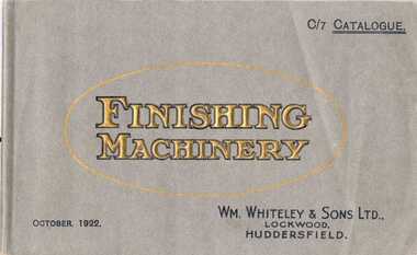 Book, Finishing Machinery