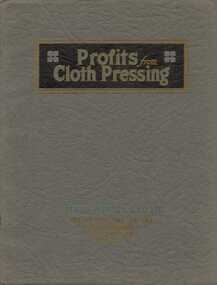 Book, Profits from Cloth Pressing