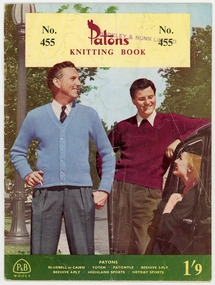 Book, Knitting, Patons Knitting Book no. 455