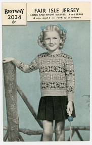 Book, Knitting, Bestway leaflet no. 2034
