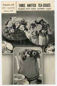 Book, Knitting, Three Knitted Tea-Cosies