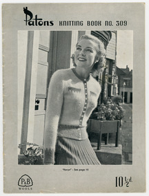 Book, Knitting, Patons Knitting Book no. 309