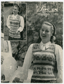 Book, Knitting, Lincoln leaflet model no. L1105