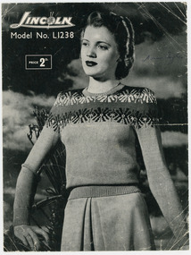 Book, Knitting, Lincoln leaflet model no. L1238